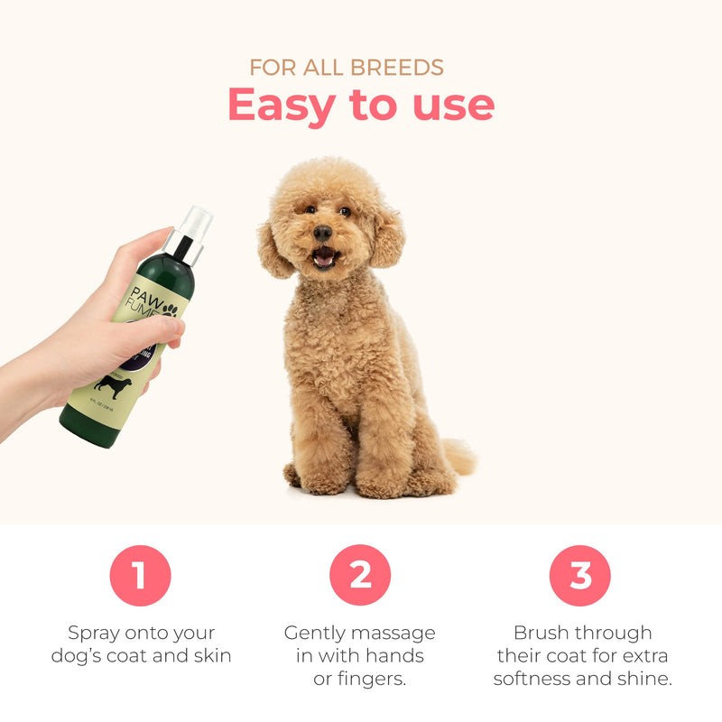 PAWFUME Grooming Dog Spray (Show Dog) + Ear Cleaner for Dogs + Moisturizing Dog Spray Lotion