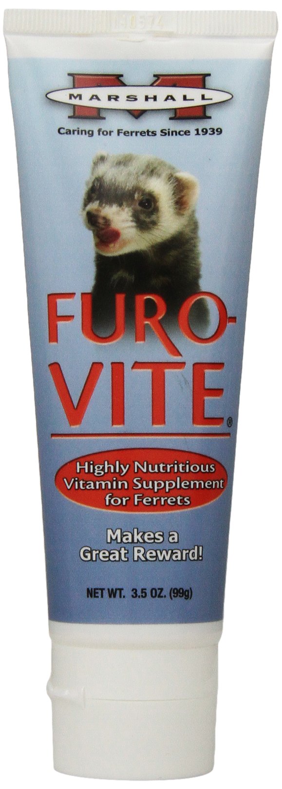 Marshall Pet Products Natural Furo-Vite Highly Nutritious Daily Vitamin Supplement Paste, for Ferrets of All Ages, for Training and Support, 3 oz