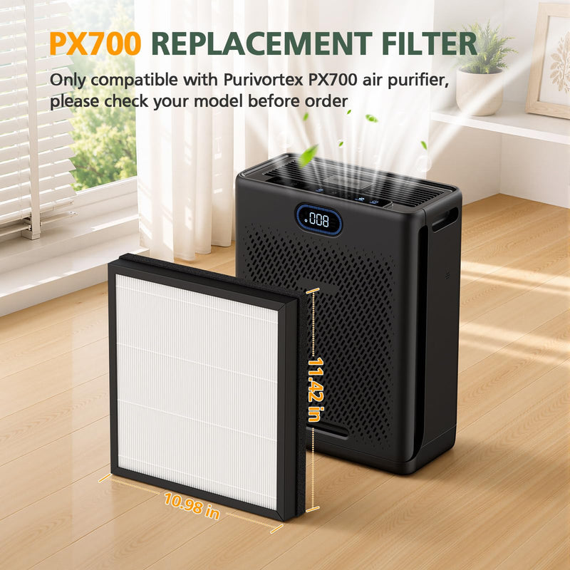 PX700 Air Purifiers Replacement Filter for Purivortex PX700 Air Purifier