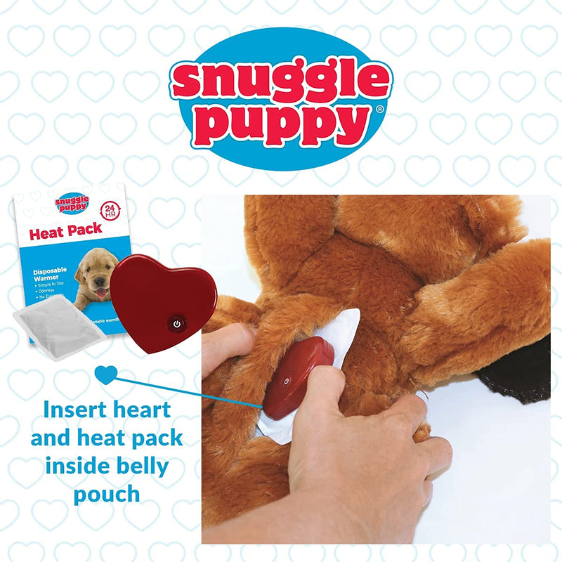 SmartPetLove Snuggle Puppy - Extra Heat Pack Bundle - Comes with Snuggle Puppy and Extra 12-Pack of Heat Packs for Pets - PawsPlanet Australia