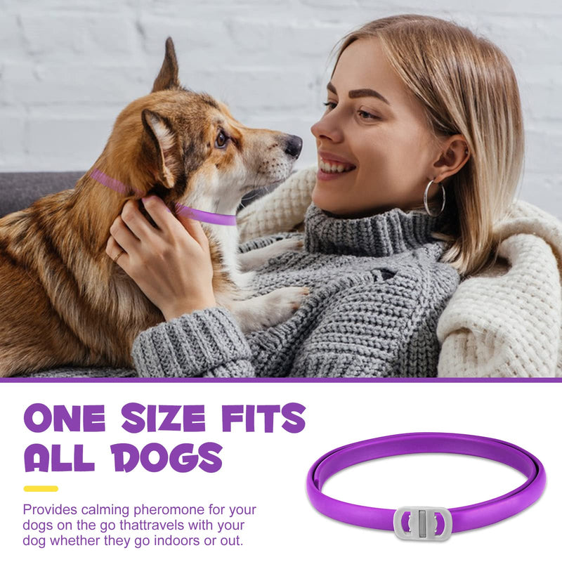 Calming Collar for Dogs, Pheromone Calming Collars for Dog Anxiety Relief, 25" Adjustable Calming Collars, Travel, Separation Anti Anxiety Dog Calming Collars, Stress Relief Collar for Dogs (3Packs) dog collar 3pcs - PawsPlanet Australia