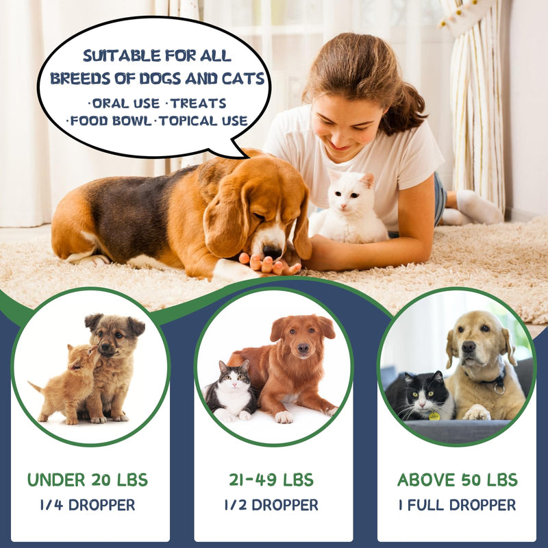 Natural Hemp Oil for Dogs and Cats