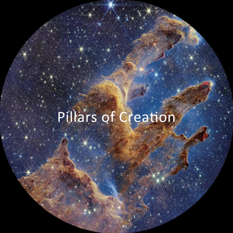 Realistic Discs - Discs for Ainael Meteor and Galaxy Projector, 5k Ultra HD Slide for Home Planetarium, 6 Discs Set Without Projector (Nebula 3) Nebula 3