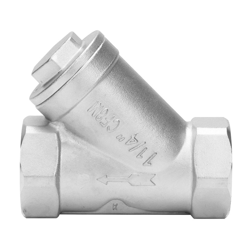 1-1/4 Inch Wye Strainer 100 Mesh Screen Filter Valve - 800 WOG SUS316 CF8M 1-1/4 Inch