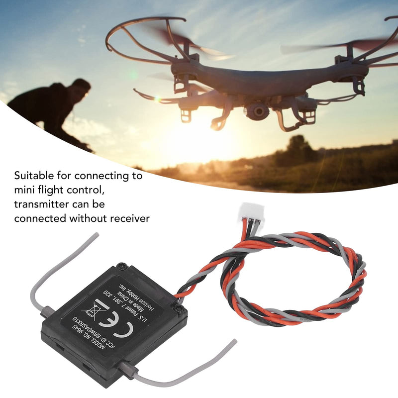 Keenso DSMX,DSMX Portable Compact Anti Interference AR8000 2.4ghz 8 Channel DSMX Replacement for AR6210 AR12120 AR9020
