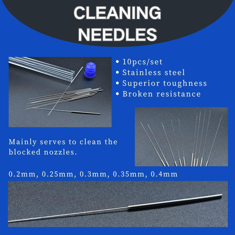 3D Printer Tool Kit, 24pcs 3D Printer Nozzle Cleaning Tool Removal Tool Kit, Wire Brush, Wire Flush Cutter, Scraper Knife, Diamond Files, Tweezer, Putty Knife for 3D Printer, Model Building