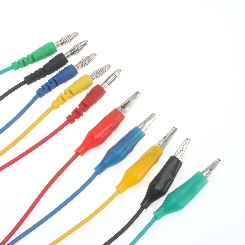 DIANN 39pcs Back Probe Test Kits 4mm Banana Plug to Alligator Clips Test Wires Wire Piercing Probes Automotive Test Leads Set for Vehicle Automotive Car Circuit Electrical Diagnostic Testing