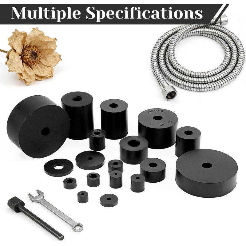 32 PCS Multi Purpose Rubber Spacer, 1-2/5" OD x 3/5" ID x 3/4" Thickness Rubber Washers for Screws, Anti Vibration Pads for Bolts, Car, Boat, Home (35 * 15 * 20mm) 32