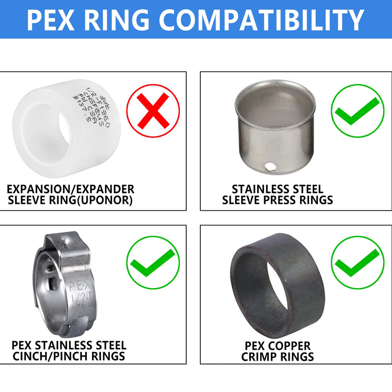 (Pack of 10) EFIELD Pex 3/4" Pex X 3/4" Female NPT Swivel Adapter Brass Crimp Fittings