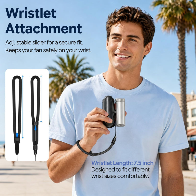 2-Pack Adjustable Crossbody Strap and Wrist Strap for Shark ChillPill Fan