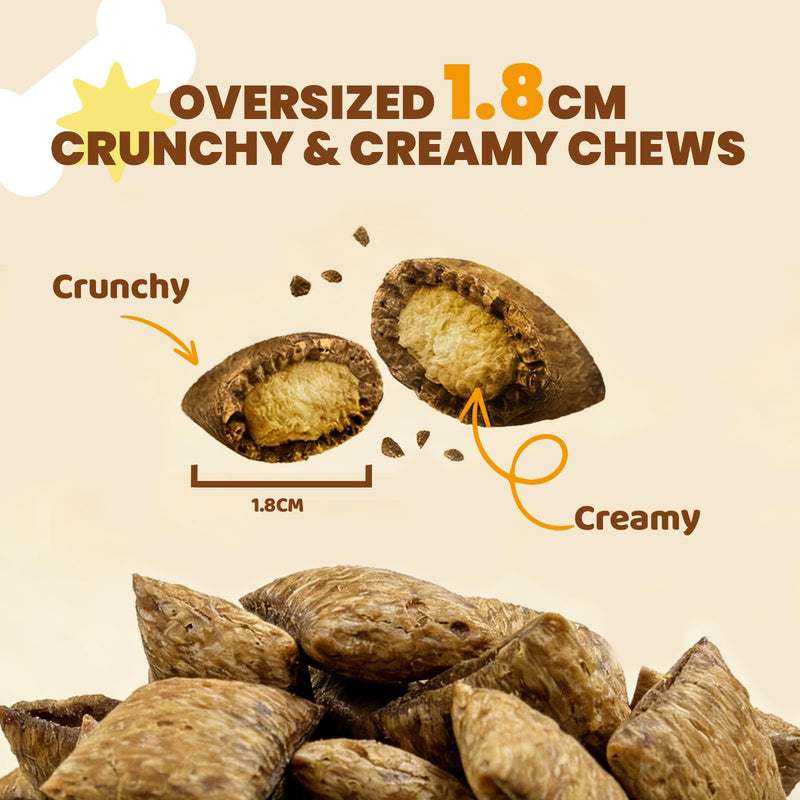 Cat L-Lysine Drops & Dog Mushroom Chews - for Cat Feline Respiratory, Sneezing, Runny Nose, Eye Function - for Dog Gut, Hip, Joint, Skin, Coat, Immune Health