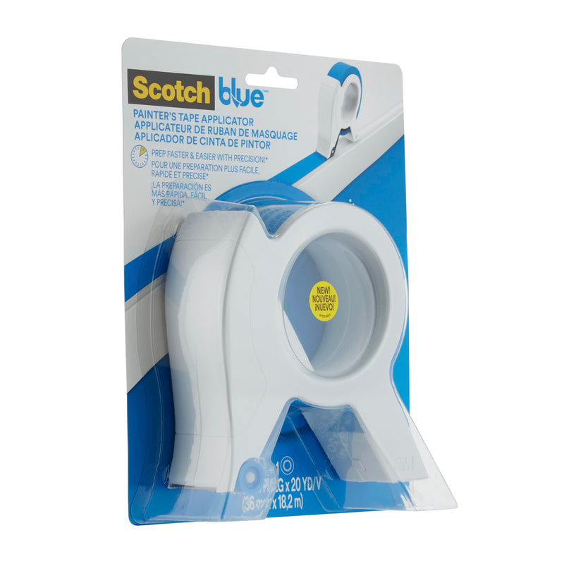 3M TA3-SB-ESF ScotchBlue Painter's Tape Applicator, White 1.41" Width