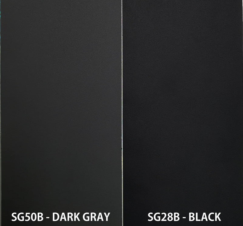 ROSEROSA Peel and Stick PVC Self-Adhesive Wallpaper Border Board Trim Moulding Sticker Solid Black (SG28B : 3.93 Inch X 16.40 Feet) 3.9" x 196.8"
