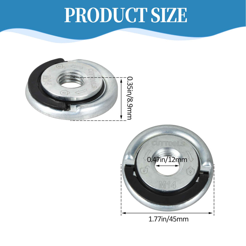 Disc Flange Locking Nut for M14 Thread Quick Change, Replacement Part #4932352473 Multi Fixtec Nut, Multi