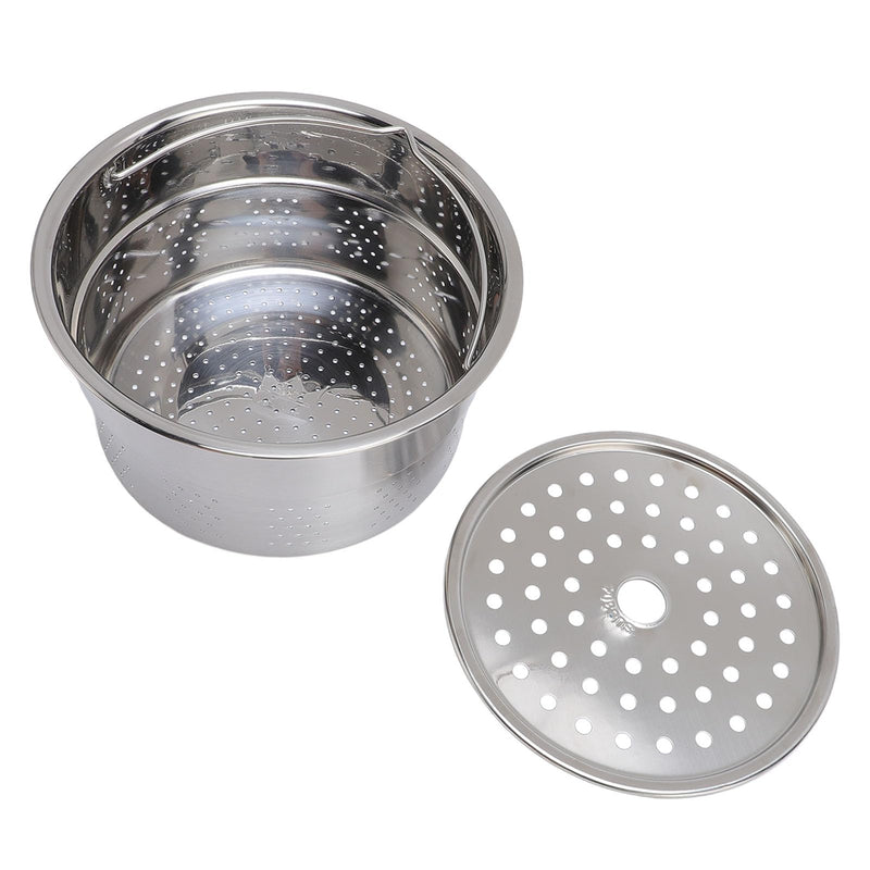 Steamer Basket, Steaming Pot for TM5 and TM6 Machines Food Processor Steaming Basket, Stainless Steel Kitchen Tool Strainer Steamer Insert Rack for Cooking