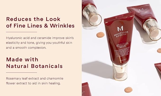 MISSHA M Perfect Cover BB Cream SPF 42/PA+++ 1.7 fl oz (50 ml) No. 23 Natural Beige Direct Import from Korea - NewNest Australia