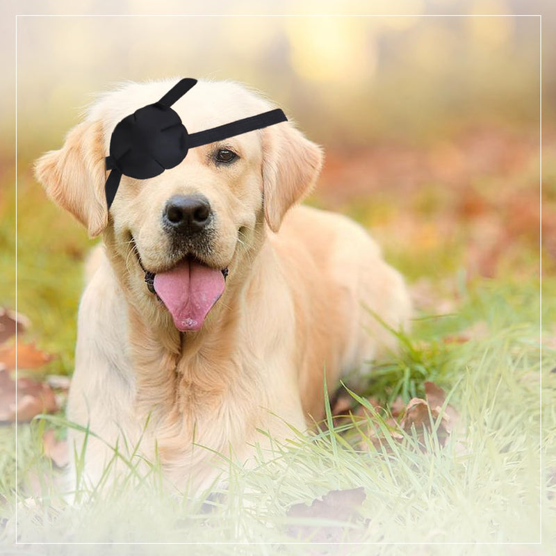 2 Pack Waterproof Dog Eye Patch Dogs Single Eyepatch Dogs Eye Covering Wounds Protector for Dog Pup Eyes Guard - PawsPlanet Australia