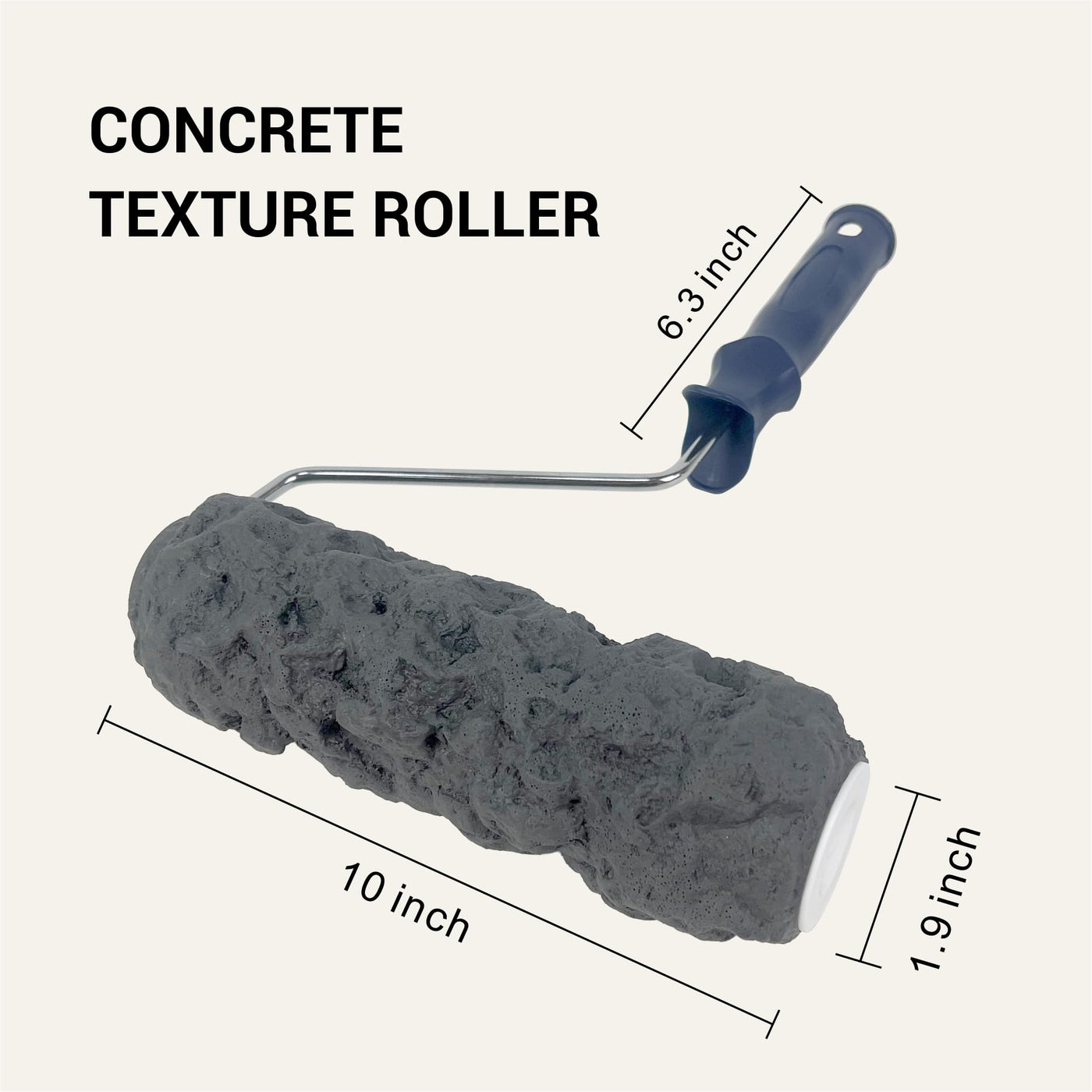 Nichiyo Concrete Texture Roller Stamp for DIY Stone Patio