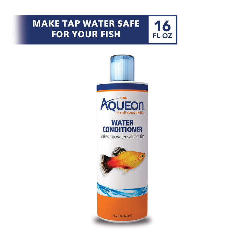Aqueon Aquarium Fish Tank Water Conditioner Bottle, 16 ounces 16-Ounce