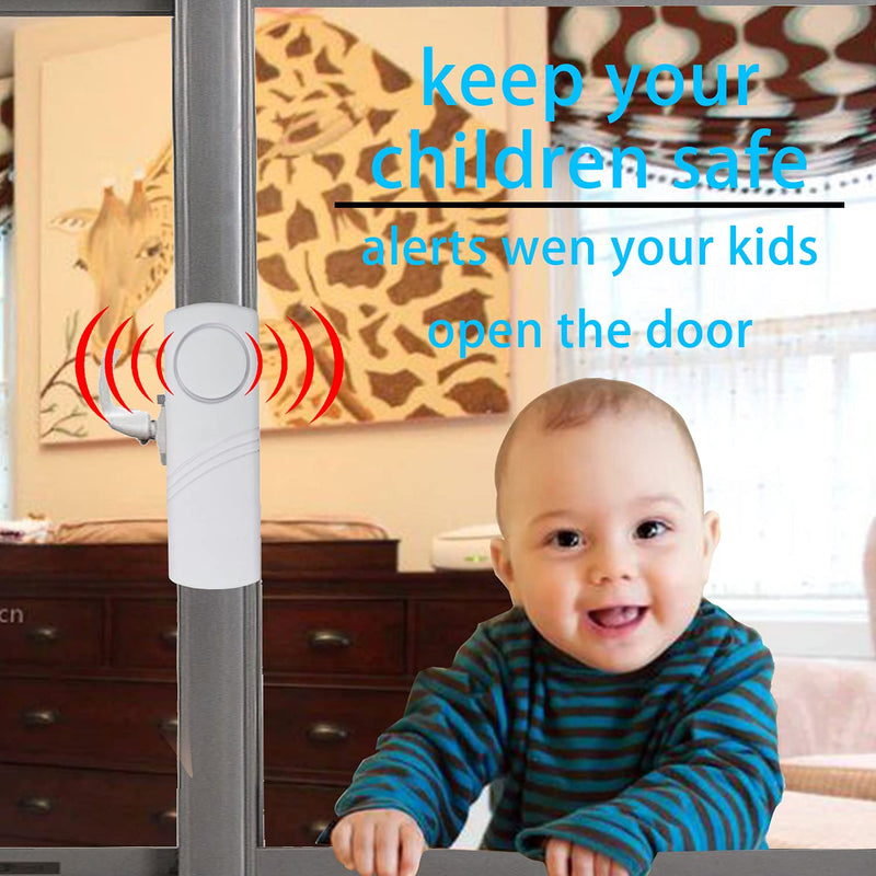 20 Pack Window Door Alarm, Sensor for Kids Safety, Home Security System for Pool, Garage, Apartment, Dorm, RV and Office