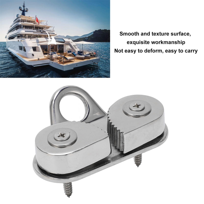 Marine Hardware Boat Cam Cleats,316 Stainless Steel Boat Rope Cleats,Boat Hardware for Sailboat Kayak Canoe Dinghy, for 3 to15mm Ropes