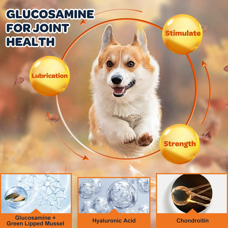 NATURE TARGET Dog Allergy Relief Freeze Dried Chews, with Probiotics, Colostrum for Immune Health, Glucosamine for Dogs, Hip & Joint Supplement