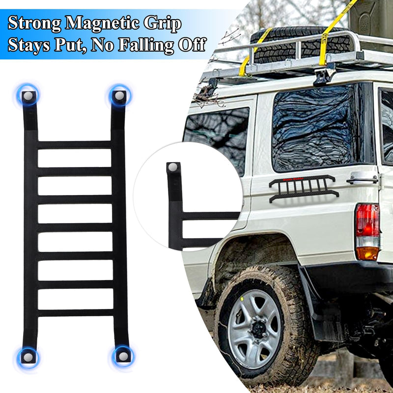 2 Pcs Widdle Wadder Ladders & 2 Pcs Widdle Wadder Certified Stickers, Magnetic Little Ladder Suitable for Truck SUV Car
