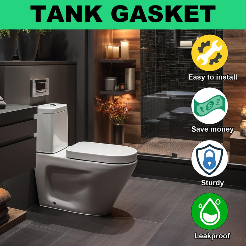 3'' Toilet Tank to Bowl Coupling Kit for American Standards Toilet Part Champion 4 AS738756-0070A,Toilet Tank Bolts Parts Kit Tank to Bowl Gasket Kit for Most 3'' Flush Valve Opening Tanks,with wrench Washer & Bolt Kit with wrench