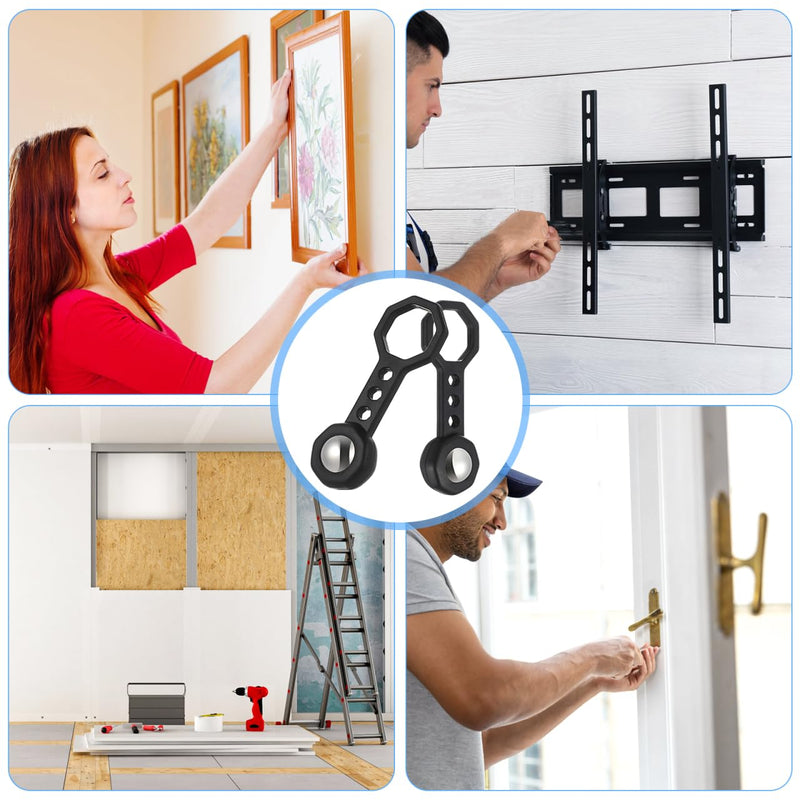 Magnetic Stud Finder 2-Pack Portable Wall Scanner with Silicone Protection for Drywall Wood Paneling Efficient Metal Stud Locator Tool