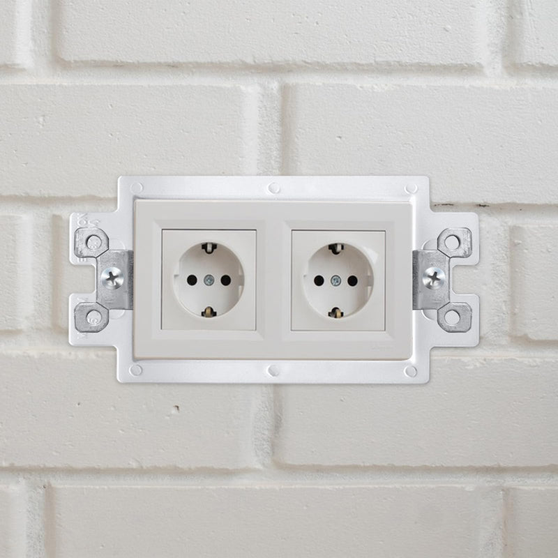 10PCS BE1-2 Electrical Outlet Box Extenders with 20PCS Screws, (1-Gang)Electrical Power Outlet Box Extender，Single Gang Box Extender Electric Box Extender 1 Gang Power Switch Receptacles Accessories