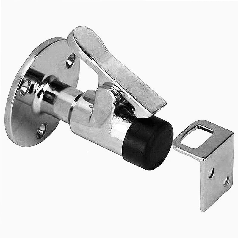 RedSnake Marine Grade 316 Stainless Steel Heavy Door Stopper Catch Set Surface Mirror Treatment Boats Yachts Ships Hatch Stopper Soft Stop and Catch Anti-Collision Holder Hold Keep Door Open (1PC) 1PC