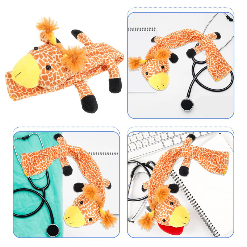 FRCOLOR Giraffe Cover Animal Sleeve Replacement with Secure Button Accessories for Nurses Doctors Veterinarians Family Use