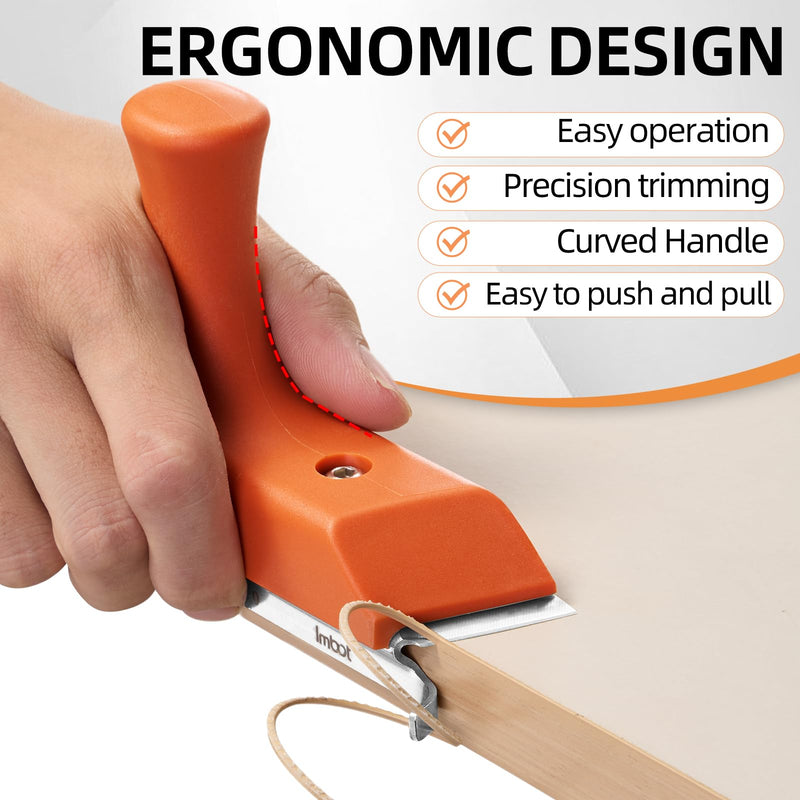 Imbot Edge Banding Trimmer，With Stainless Steel Blade For Deburring, Edge Planing, Correcting Wood Edges, Woodworking, Veneer, Edgebanding Trimming Tool, Gift For Dad