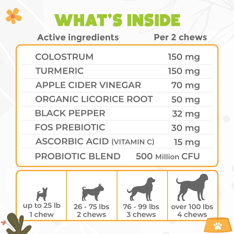 Dog Allergy Chews - 150 Pcs - Allergy Relief for Dogs - Supplements for Itchy Skin & Paw Licking - US Formula with Probiotics, Natural Ingredients & Vitamins - Chicken Flavor