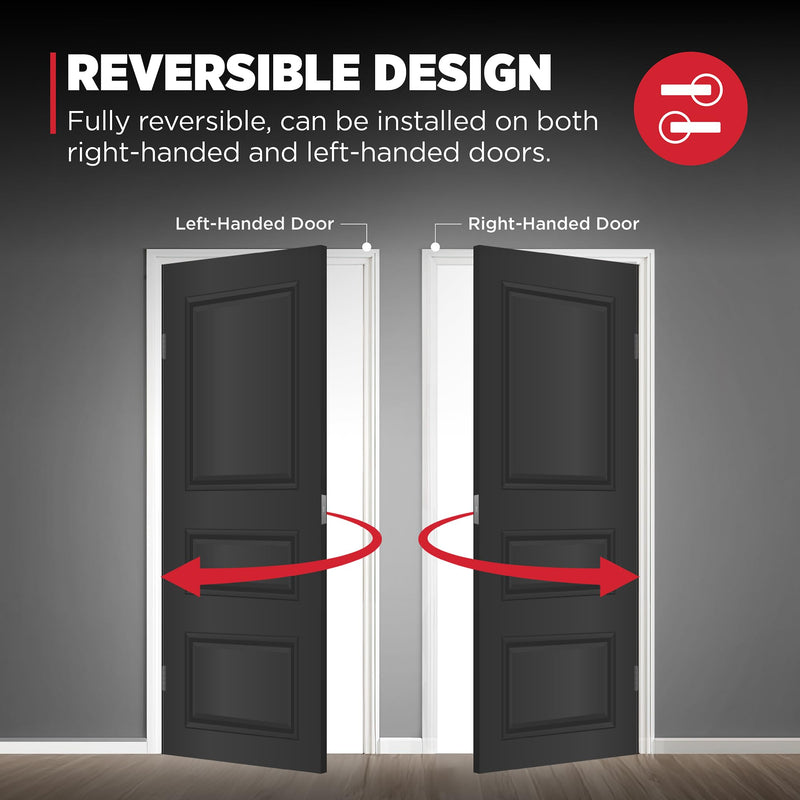 Kwikset Tripoli Lever Entry Door Handle with Lock and Key, Secure Keyed Reversible Lever Exterior, For Front Entrance and Bedrooms, Matte Black, Pick Resistant Smartkey Rekey Security and Microban 1 Pack