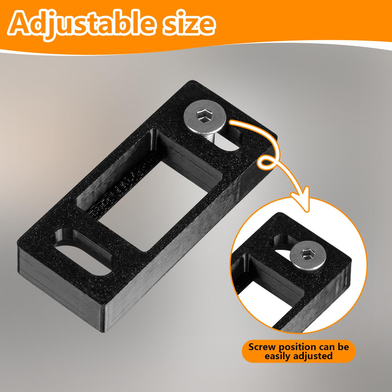2 Pack Adjustable Refrigerator Door Latch for Furrion Arctic FCR08DCDTA / FCR10DCDTA-BL, Replacement Lock Accessory for Camping Refrigerator