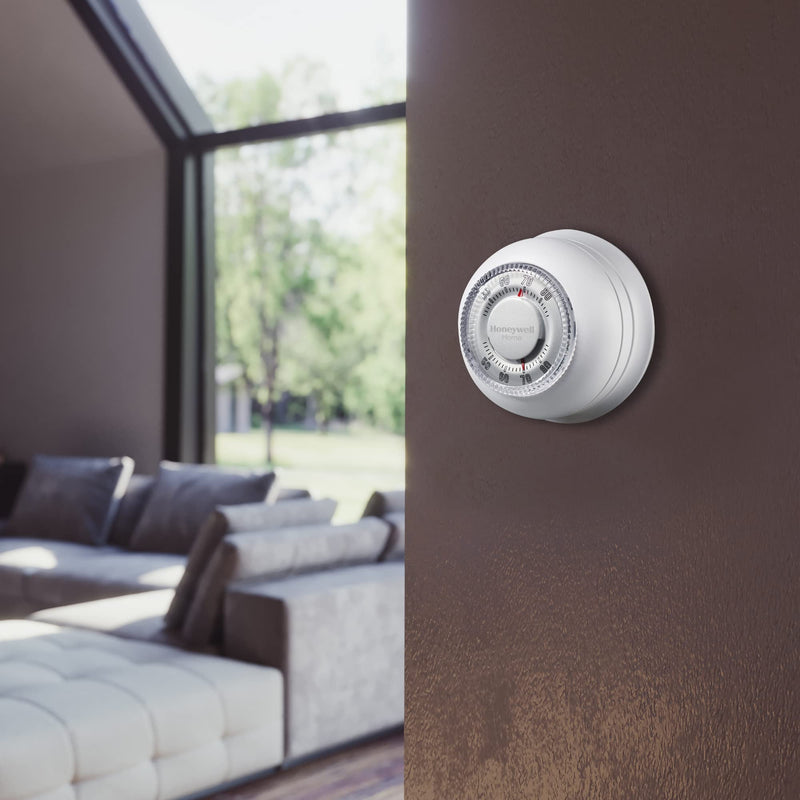 Honeywell Home CT87K1004 The Round Heat Only Manual Thermostat Thermostat Round