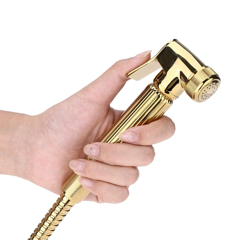 Oumefar Solid Brass Wall Mount Shower Handheld Bidet ray Diaper Kit Toilet Bathroom