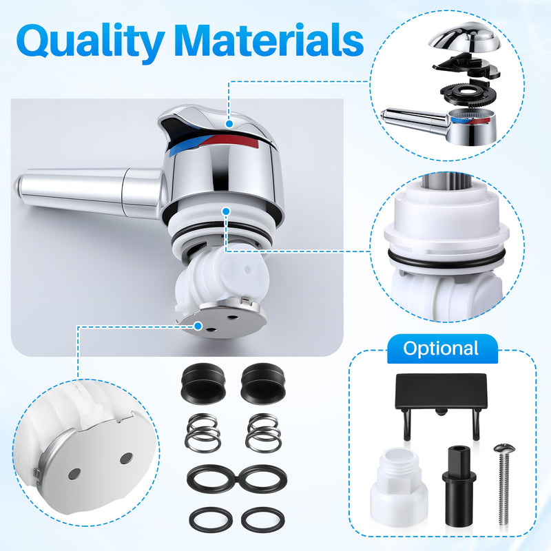 Handle & Cartridge Kit Compatible with Delta 1700/17 Monitor (1700 Series) 1700 Series