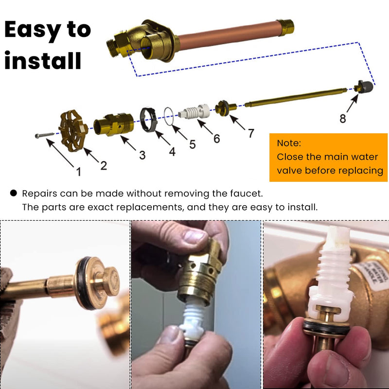 RK-25 Repair Kit for Woodford Model 20 25 27 Faucet Outdoor Wall Faucet Repair Kit