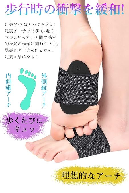 Arch supporter for feet, shock absorption, sole protection pad, standing work, running, mountain climbing, standing work, sports, unisex - NewNest Australia