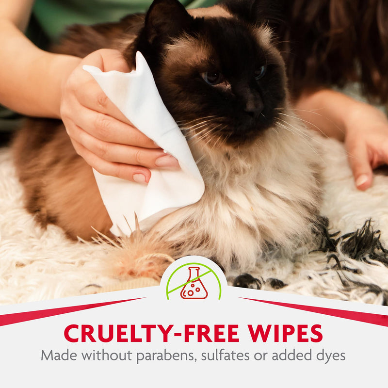 Furminator DeShedding Grooming Wipes for Cats Refresh and Deodorize Coat Without Bathing, 50 Count - PawsPlanet Australia