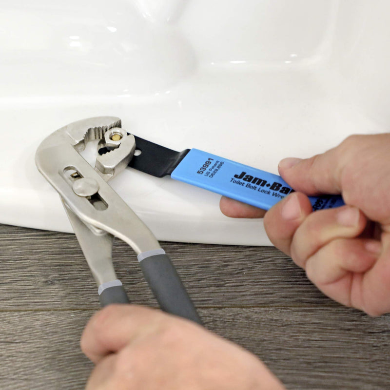 Fluidmaster 7110M-010-P8 Jam-Bar Toilet Tool, Blue