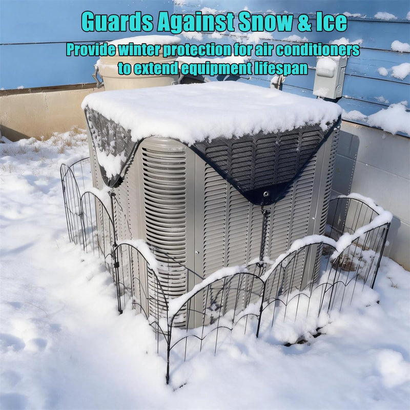 Air Conditioner Covers for Outside Units - 32"x32" Central AC Conditioning Breathable Mesh Outdoor Protective Screen, Top Universal Defender for All Season 32"x32"