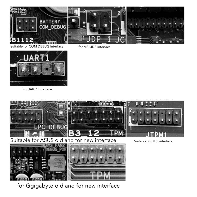 Motherboard Test Card Kit Post Test Analyzer for Laptop and PC Motherboard Diagnostic Adapter Card