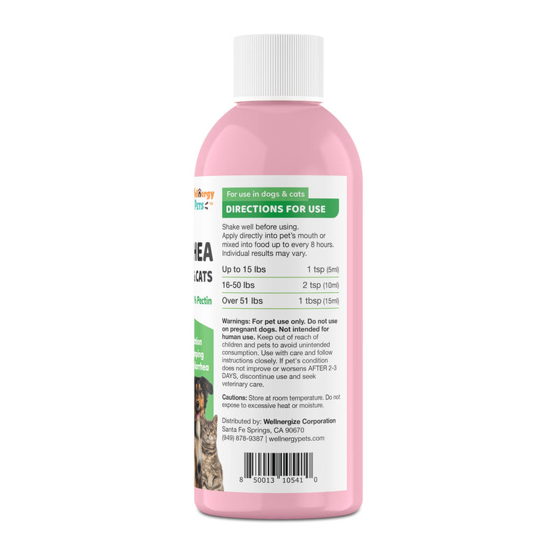 Anti-Diarrhea for Dogs & Cats (4 oz Liquid)(Syringe Included) - PawsPlanet Australia