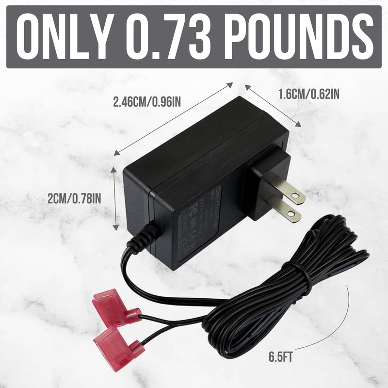 Water Softener Power Supply Adapter with Long Cable, DC24V Power Cord, Black Compatible with Rheem RHS32 RHS42 RHW42, Ecowater 7351054/7337482/7275907 ﻿