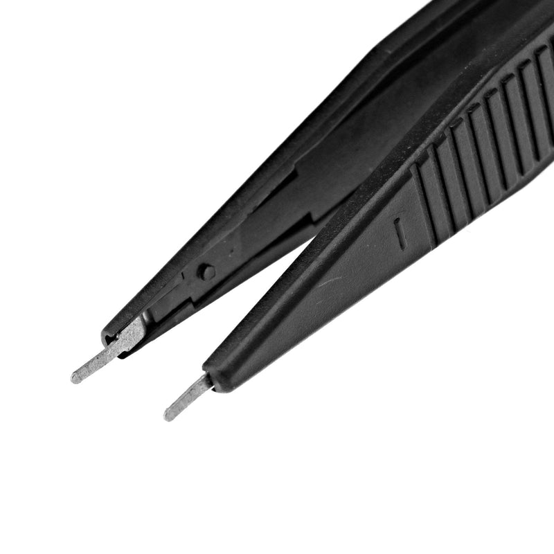 SMD Testing Tweezers Probe Test Pen Inductor Components Tweezers Clip Measure Compatible with Multimeter Tester