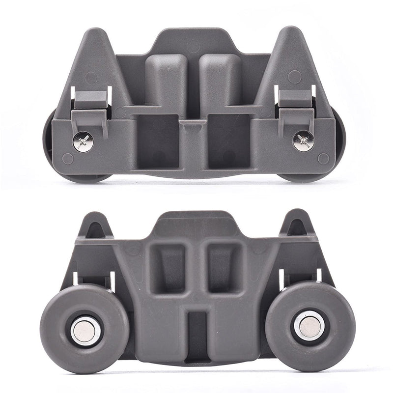 (4-pack) W10195416 NEW UPGRADED Replacement Part for Lower Dishwasher Wheel – Compatible with GE/Whirlpool/Kenmore - AP5983730, W10195416V, W10105417, PS11722152, W10195416VP
