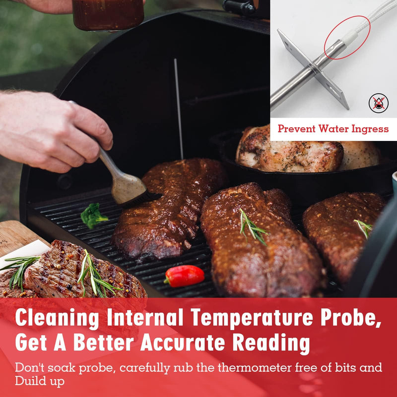 Temperature Probe Sensor RTD Replacement Parts for Camp Chef Wood Pellet Smoker Grills, Replace for Part PG24-44